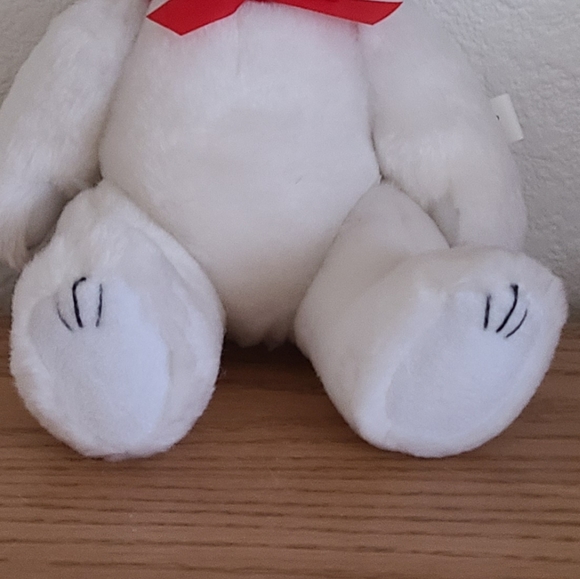 Adorable White Teddy Bear - Picture 3 of 5